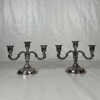 Kandelabrar, ett par, silver.
