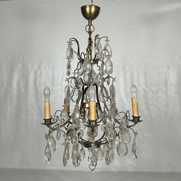 Takkrona med prismor, 1900-tal.