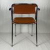 Karmstol, kromad metall, 1970-tal.