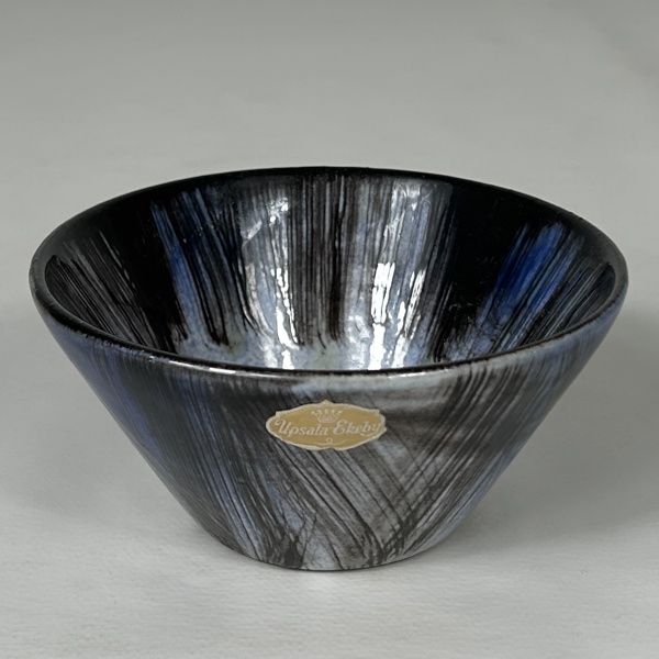 Mari Simmulson. Skål, "Kaskad", Upsala Ekeby, 1950-tal.