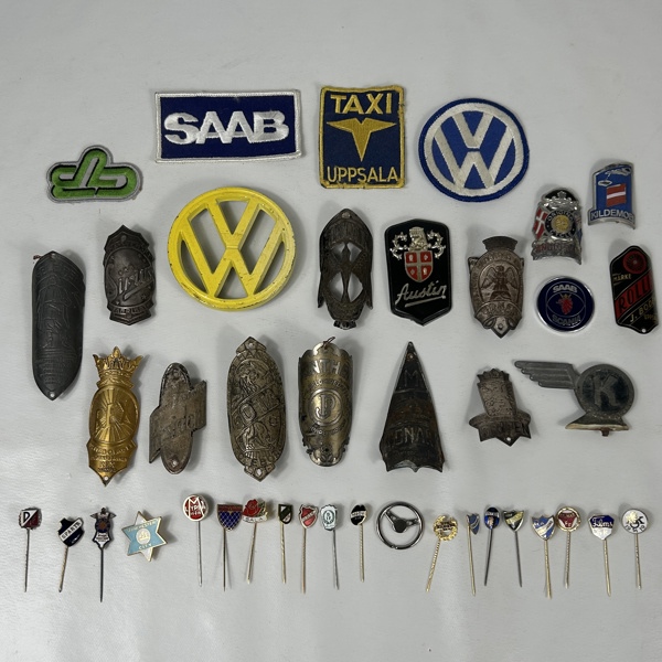 Parti cykel och bilmärken, m.m.