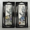 Porslinmålningar, 2st, Kina.