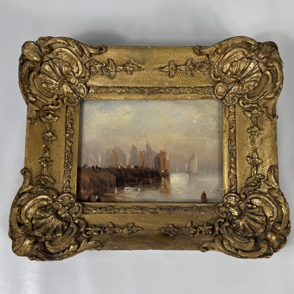 Okänd konstnär. Olja på pannå.