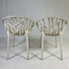 Ronan & Erwan Bouroullec. Fåtöljer, ett par, "Vegetal Chair", 2000-tal.