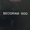 Skivspelare, Beogram 1500, Bang & Olufsen.