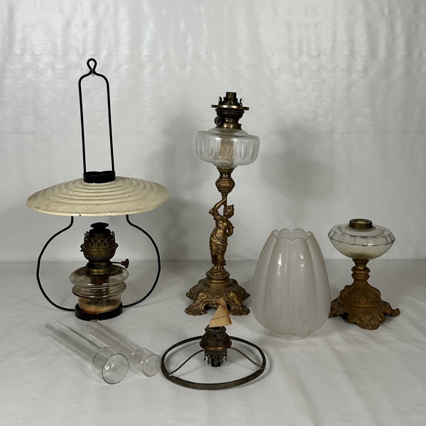 Fotogenlampor, 3st, 1900-tal.