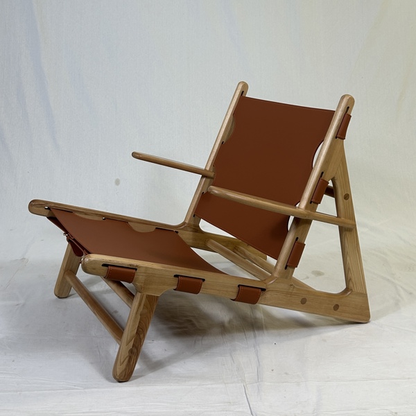 Loungestol, inspirerad av Børge Mogensen, "Hunting Chair".
