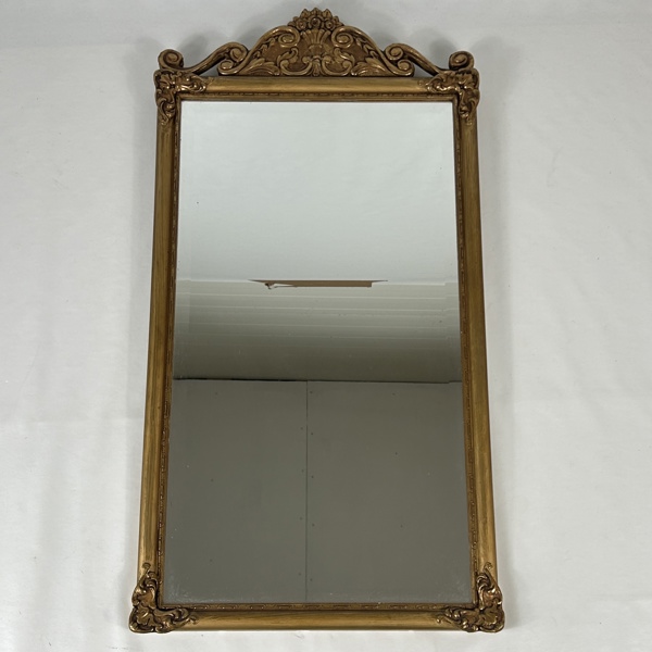 Spegel, förgylld, 1900-tal.
