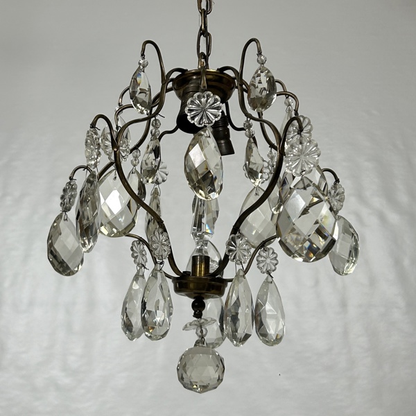 Mindre kristallkrona, barockstil, 1900-tal.