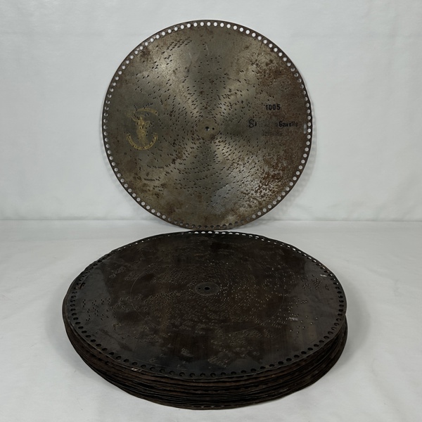 Polyphon musikboxskivor, 17st, 18/1900-tal.