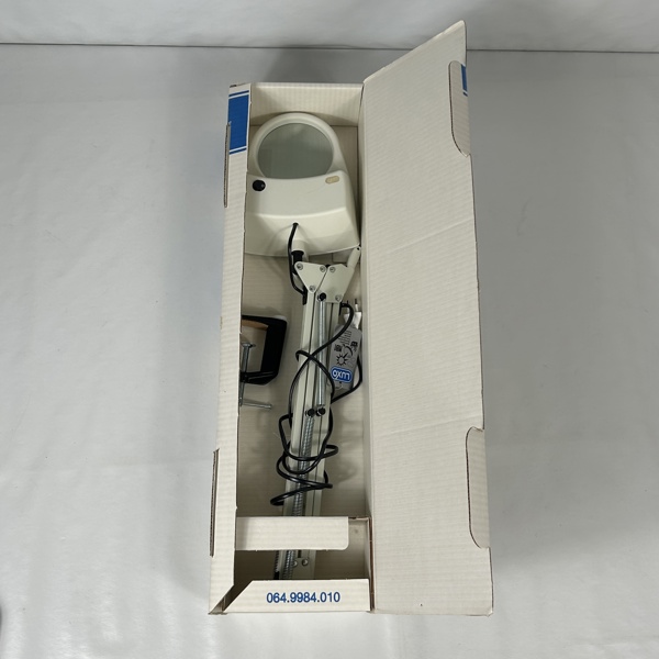 Skrivbordslampa, med förstoringsglas, Luxo.