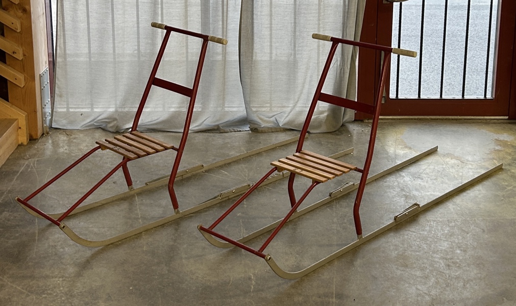 Sparkar, 2st, hopfällbara. 