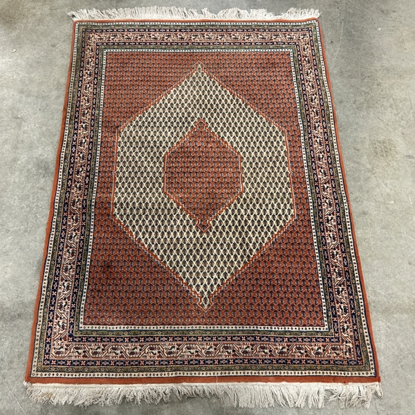 Matta, handknuten, orientalisk.