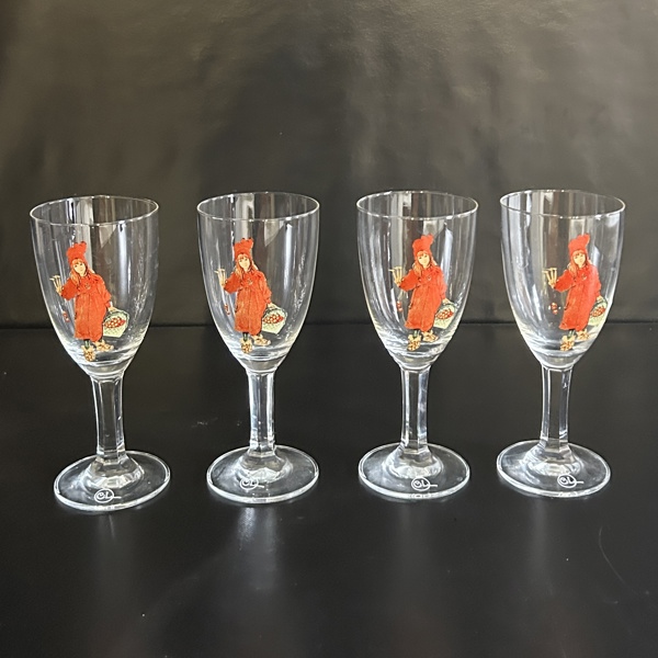 Carl Larsson. Glas, 4st, Royal Bellevue.