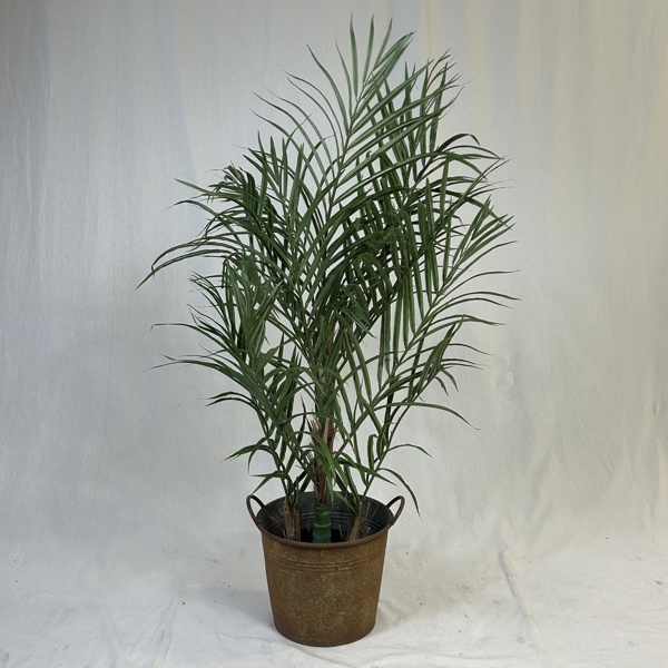 Kruka med palm, konstgjord.