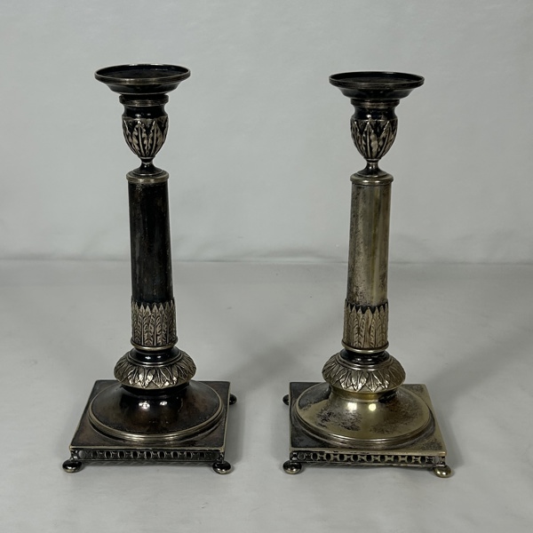 Ljusstakar, ett par, gustaviansk stil, 1900-tal.