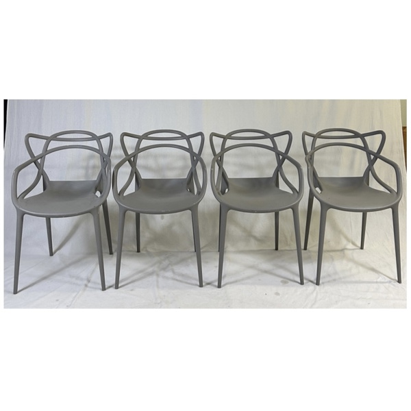 Philippe Starck. Stolar, 4st, "Masters", Kartell.