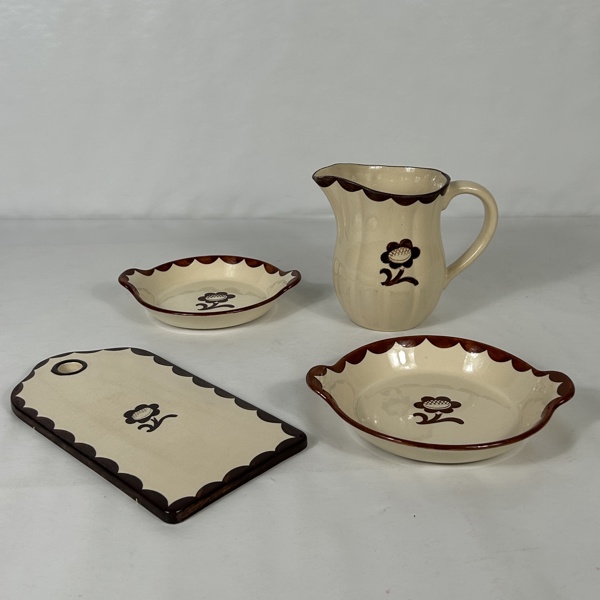 Wilhelm Kåge. "Pyro", 4 delar, Gustavsberg.