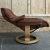 Fåtölj med fotpall, "Stressless Reno", Ekornes.
