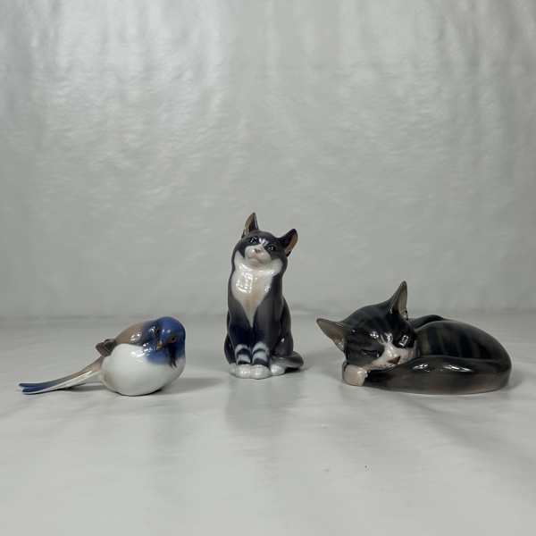 Figuriner, 3st, Bing & Gröndahl och Royal Copenhagen.