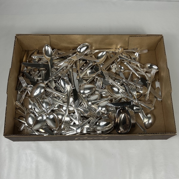 Parti bestick, nysilver.