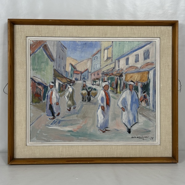 Eric Andreas Roos. Olja på duk, signerad.