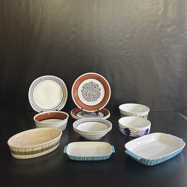 Parti porslin, 1900-tal.