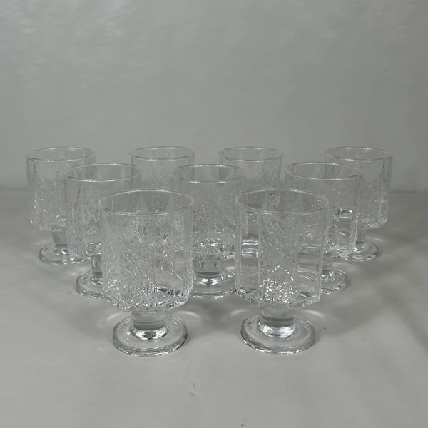 Timo Sarpaneva. Glas, 9st, "Kalinka", Iittala.