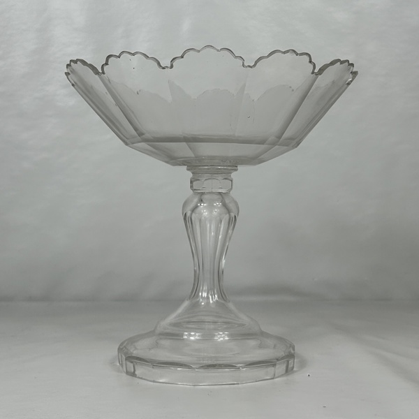 Skål på fot, glas, 18/1900-tal.