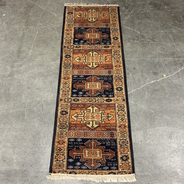 Gallerimatta, handknuten, orientalisk.