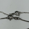 Halsband i sterlingsilver, 2st.