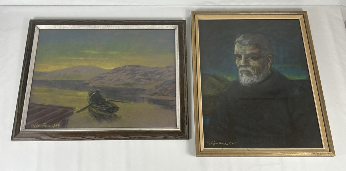 Torbjörn Finn. Tavlor 2st, signerade.