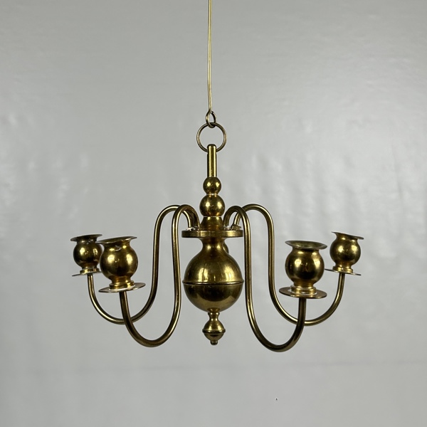 Mindre ljuskrona, mässing, 1900-tal.