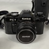 Kamera, Konica FC-1, samt objektiv.