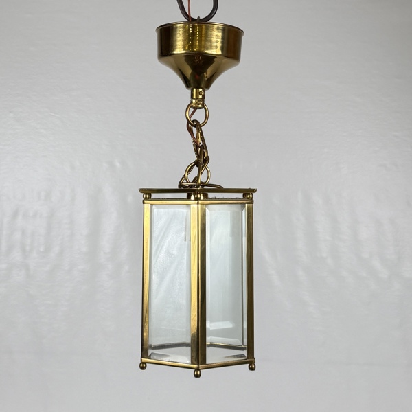 Lykta, mässing, 1900-tal.