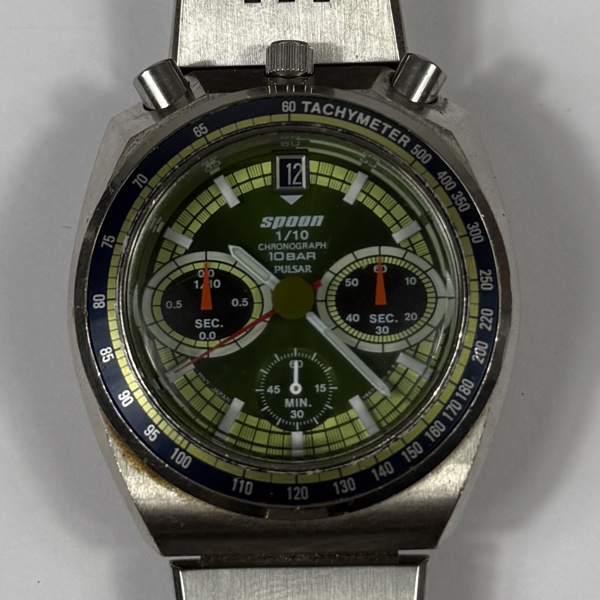 Herrarmbandsur, Pulsar Spoon, Chronograph, 40mm.