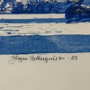 Jörgen Zetterquist. Färglitografi, signerad. 