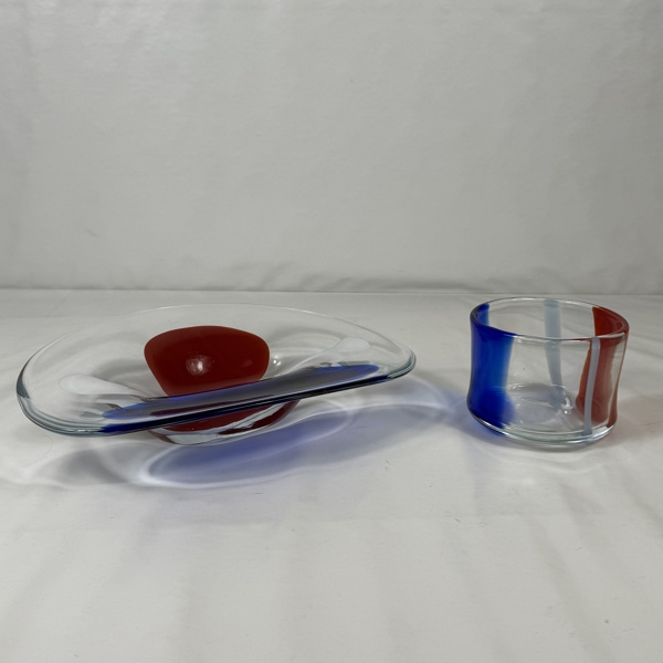 Erik Höglund. Skål och vas, "Chribska", 1990-tal.