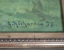 Ludvig Richarde. Olja på duk, signerad.