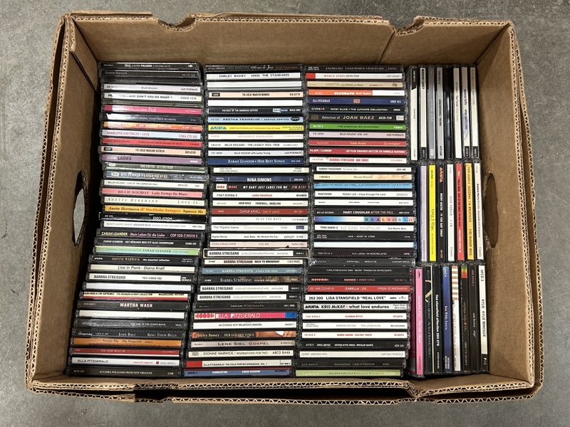 CD skivor, blandad musik 