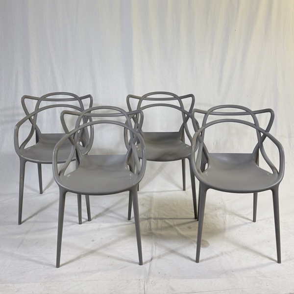 Philippe Starck. Stolar, 4st, "Masters", Kartell.