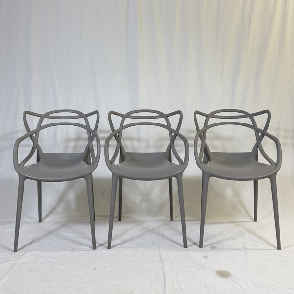 Philippe Starck. Stolar, 3st, "Masters", Kartell.