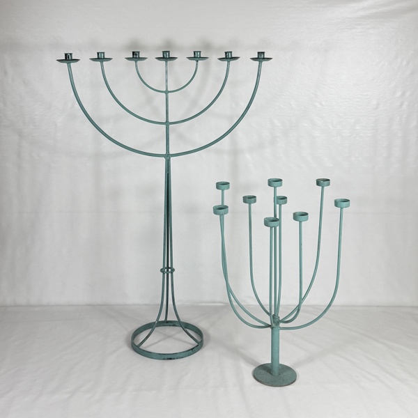 Kandelabrar, 2st, metall.