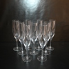 Champagneglas, 9st, "Illusion", Orrefors, samt snapsglas, 8st.