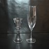 Champagneglas, 9st, "Illusion", Orrefors, samt snapsglas, 8st.