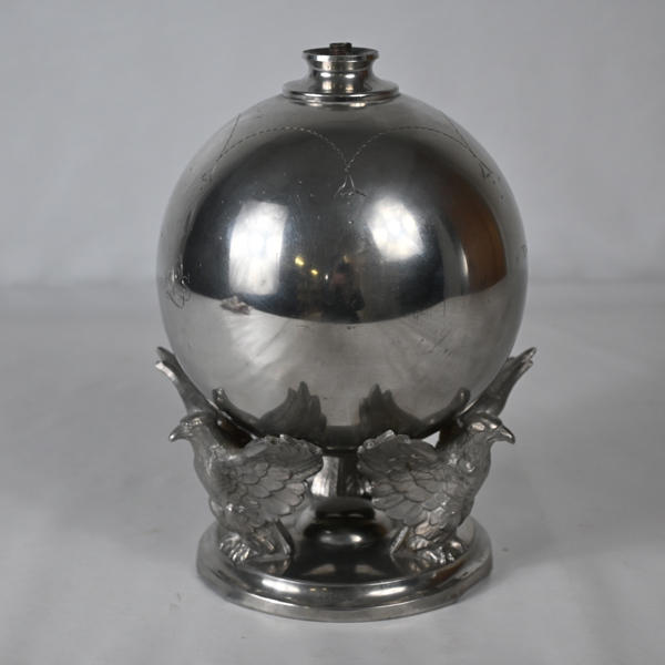 Bordslampa, tenn, 1930-tal.