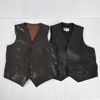 Skinnvästar, 2st.