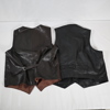 Skinnvästar, 2st.