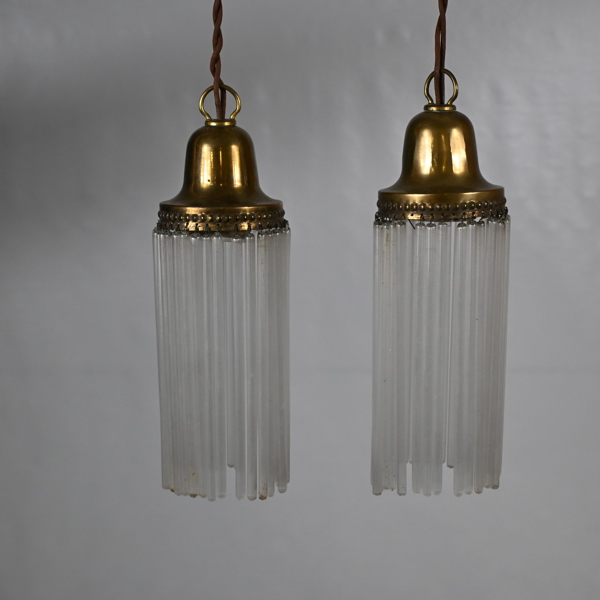 Fönsterlampor, ett par, 1900-tal.