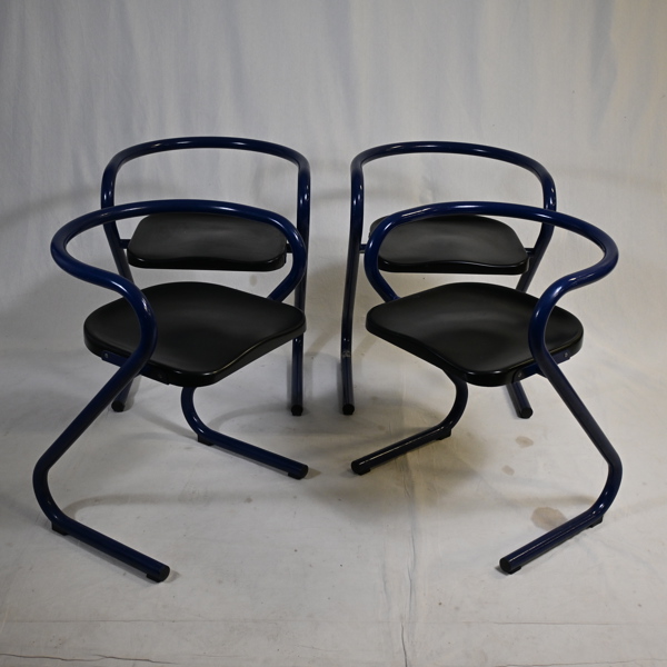 Stolar, 4st, "S70", Lammhults, Börge Lindau & Bo Lindekrantz.